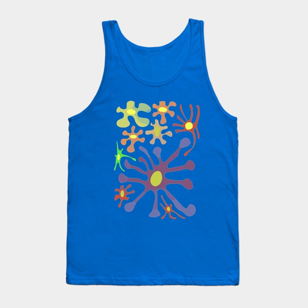 Electric Flowers Tank Top by JSnipe